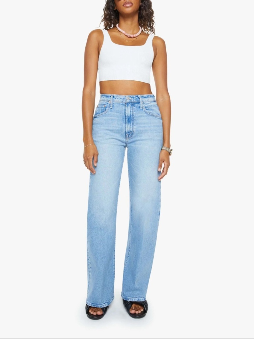 MOTHER Lil’ Lasso Sneak Jeans in shade “Sow Surreal” size 28 NWOT